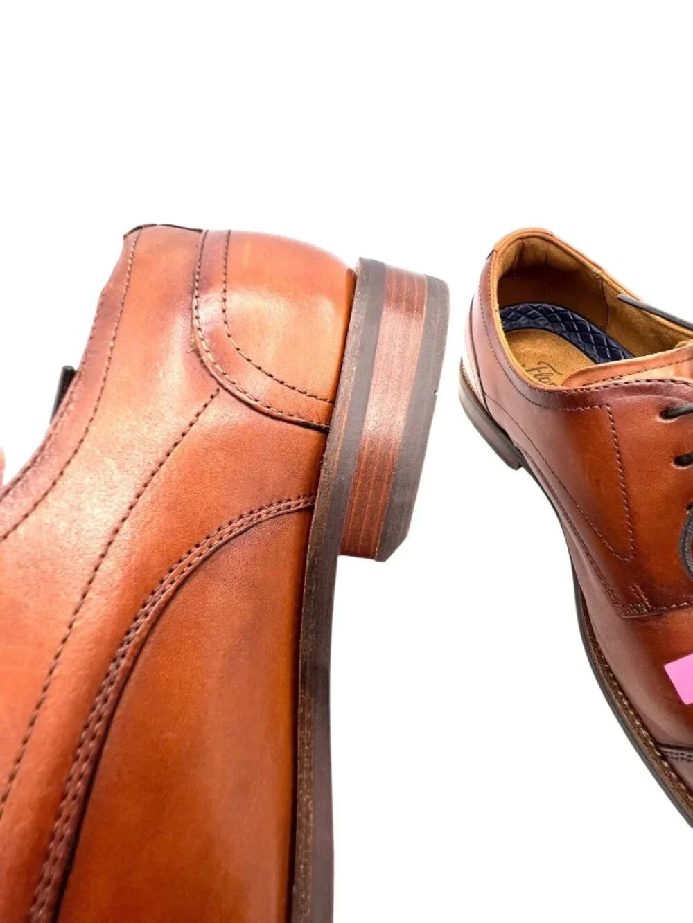 Florsheim Men’s Brown Leather 10.5 Cap Toe Oxford Dress Shoes Hollywood Wardrobe